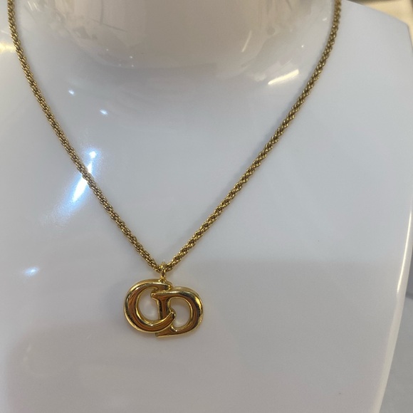 Christian Dior Adjustable Necklace With A Dust Bag About 17” - Picture 1 of 11